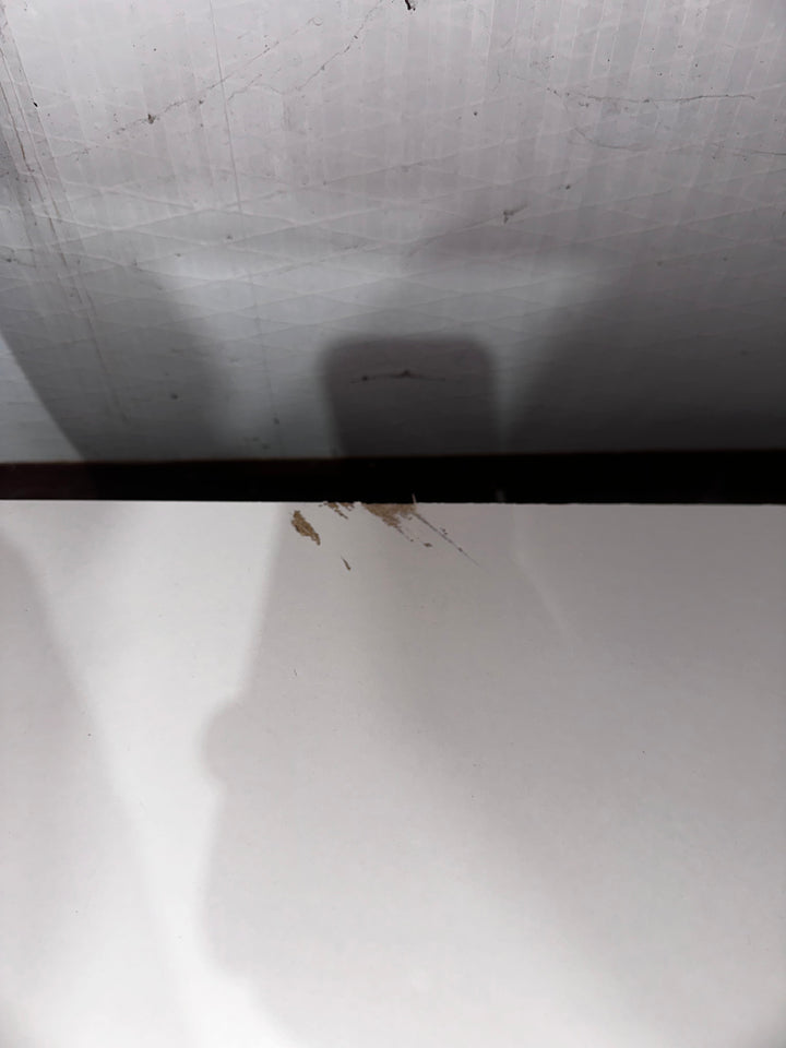 Project Source Dover 24-in Navy Blue Single Sink Bathroom Vanity with White Cultured Marble Top (Damaged)