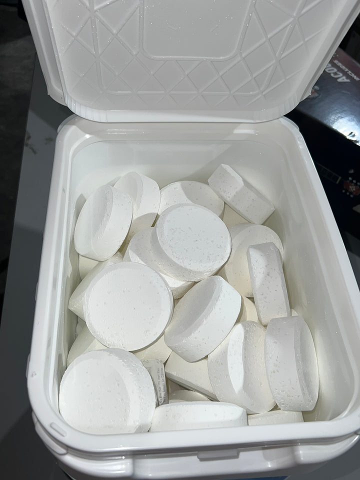HTH 3" Chlorine Tablets for Pool Sanitization, 40 lbs. (Open Box)