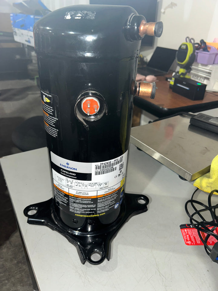 Copeland - Scroll Compressor - R410 Refrigerant - 42,000 BTU Capacity - 208/230 Volt Single Phase (Used)