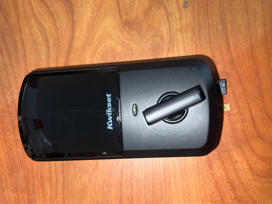 HALO Touchscreen WIFI Enabled SmartLock With Contemporary Lever Matte Black Finish (USED)