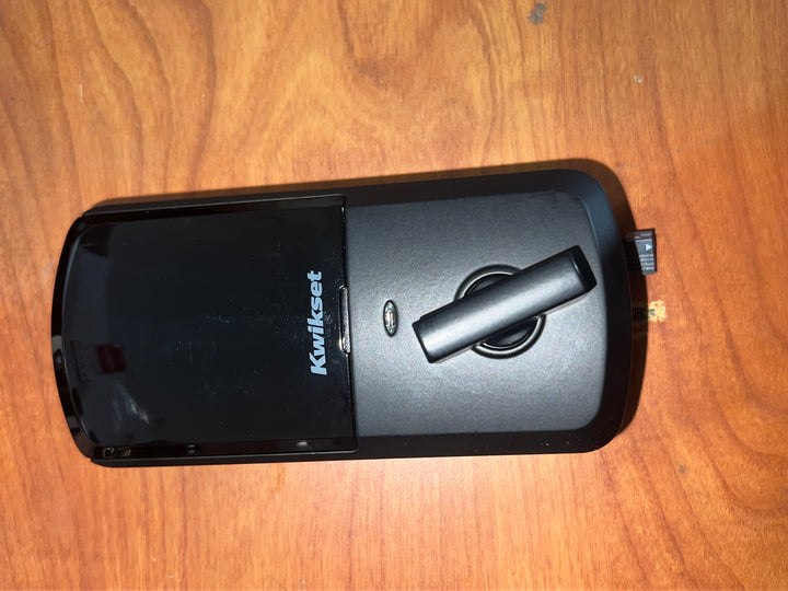 HALO Touchscreen WIFI Enabled SmartLock With Contemporary Lever Matte Black Finish (USED)