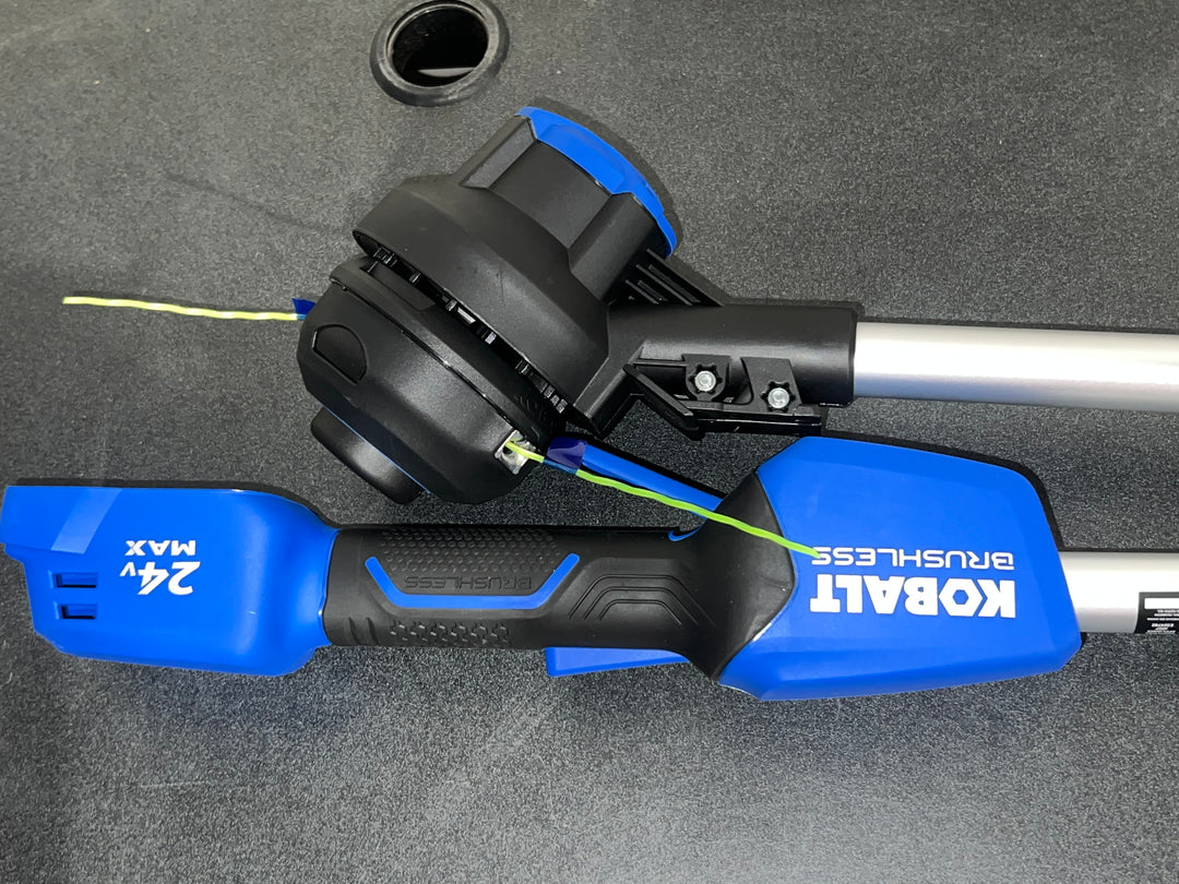 Kobalt 24-volt Cordless Battery String Trimmer and Leaf Blower and 4 Ah (open box)