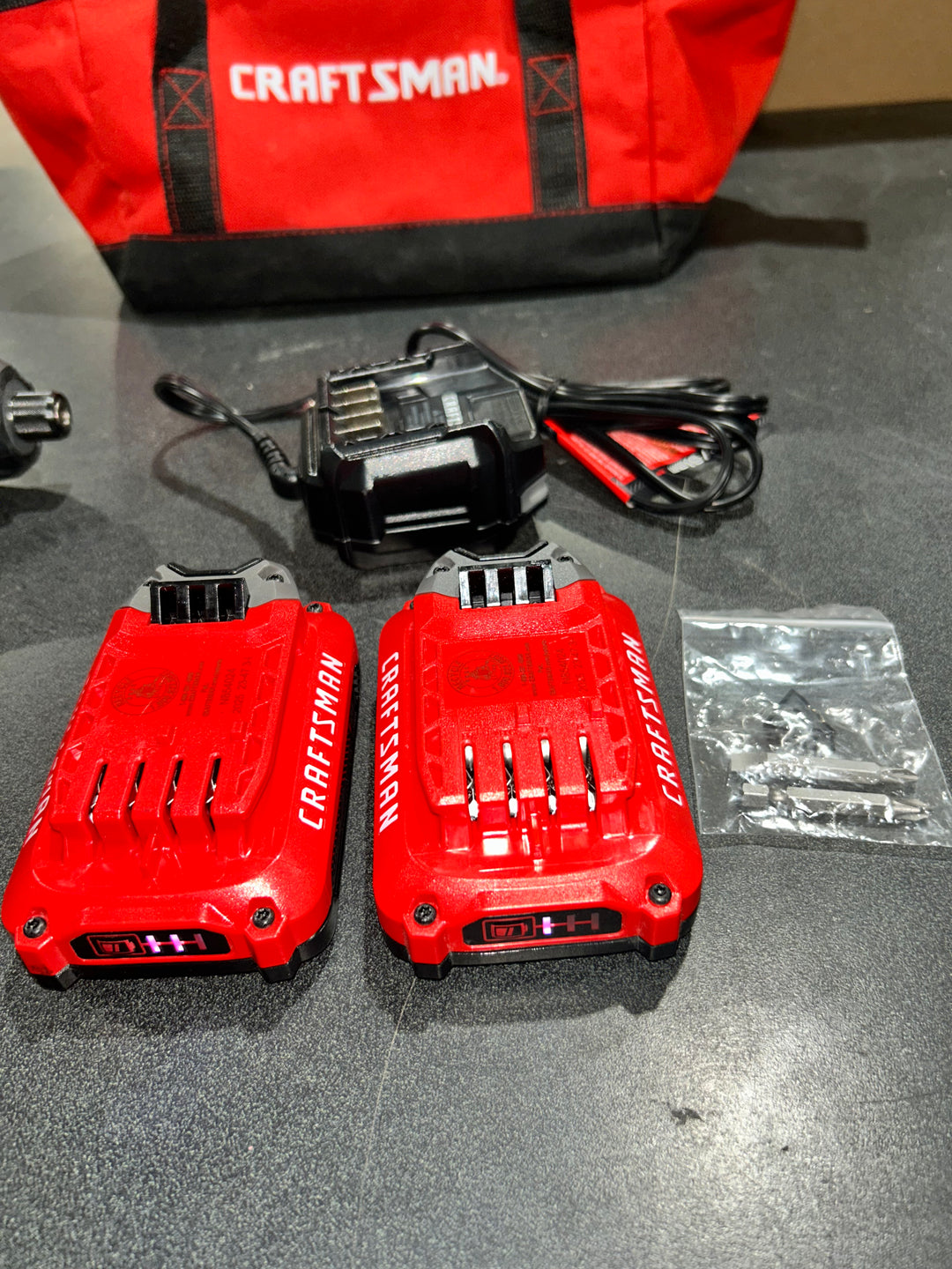 CRAFTSMAN V20 20-volt Max 2-Tool Power Tool Combo Kit with Soft Case (2-Batteries Included and Charger Included) (used) (bare tools)