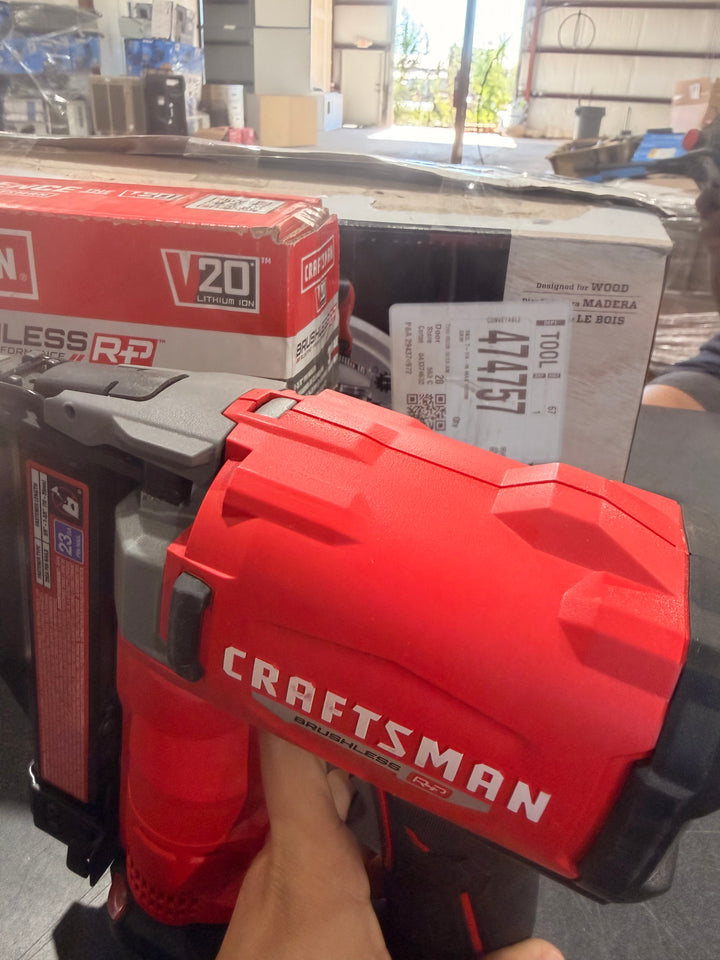 CRAFTSMAN V20 Brushless RP 1-3/8-in 23 -Gauge Cordless Pin Nailer ( Battery Not Included and Charger Not Included ) (Used)