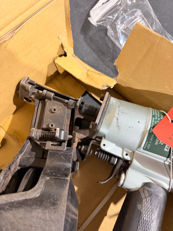 Metabo HPT 1-3/4-in 15 -Degree Pneumatic Coil Roofing Nailer (used)