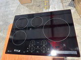 GE Profile 30-in 4 Burners Black Smart Induction Cooktop