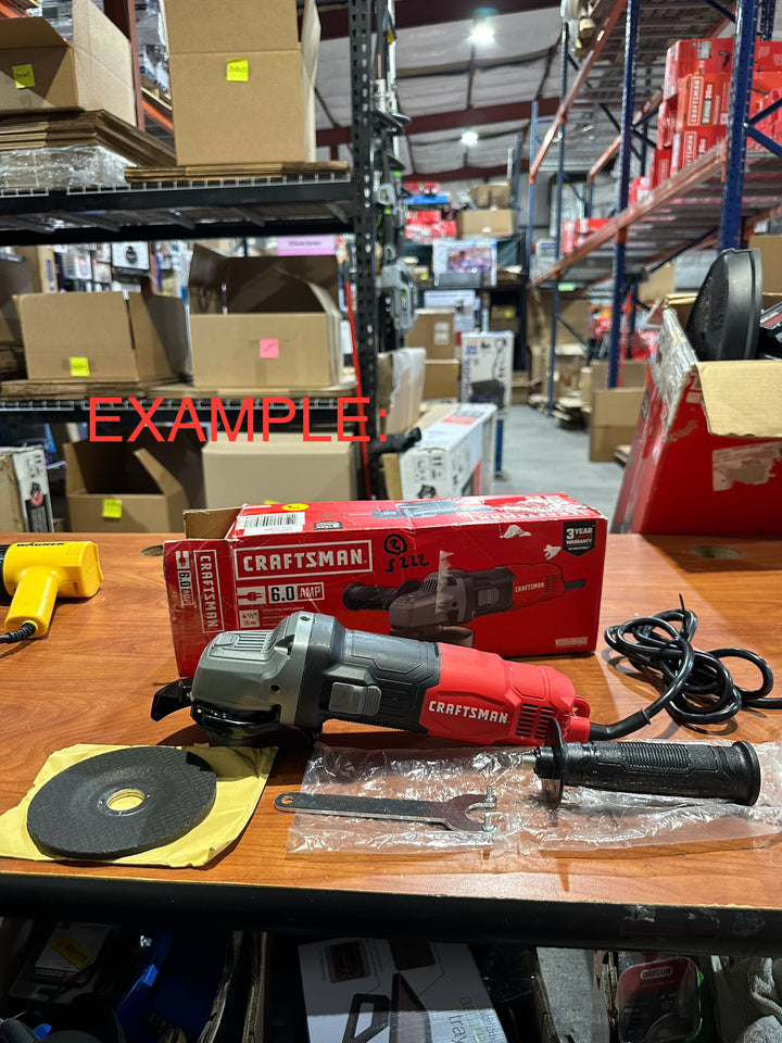 CRAFTSMAN 4.5-in 6 Amps Sliding Switch Corded Angle Grinder (Battery and Charger Not Included) (used)