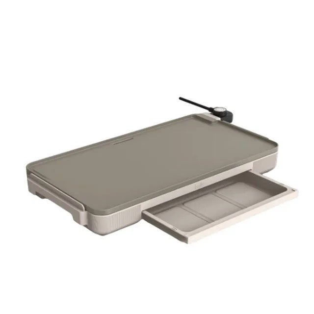 Bella 12" x 22" XL Griddle with Warming Tray (Open Box)