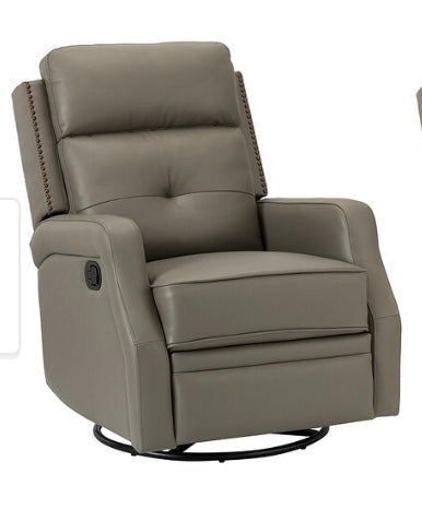 Beatriz Living Room Recliner with Metal Base - DOVE (open box)