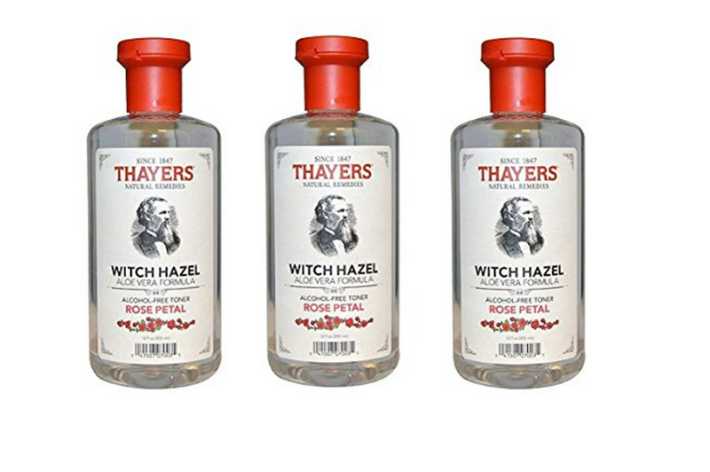 3 Pack - Thayers Witch Hazel Aloe Vera Toner, Rose Petal, 12 fl oz