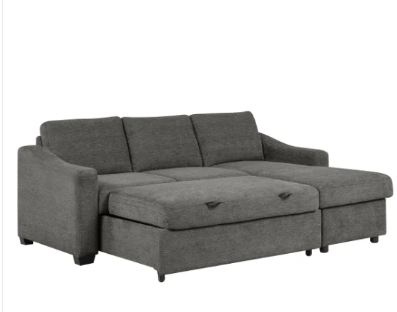 Coddle Aria Fabric Sleeper Sofa with Chaise