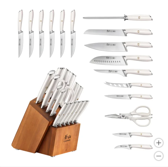 Cangshan L Series 17-Piece German Steel Forged Knife Set