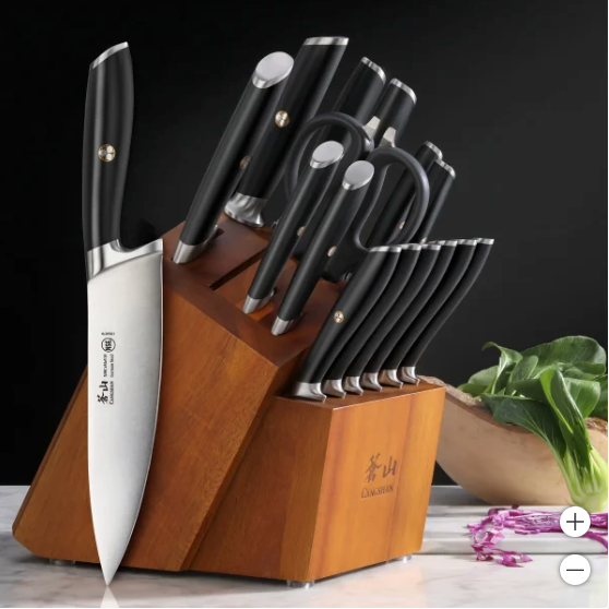 Cangshan L Series 17-Piece German Steel Forged Knife Set