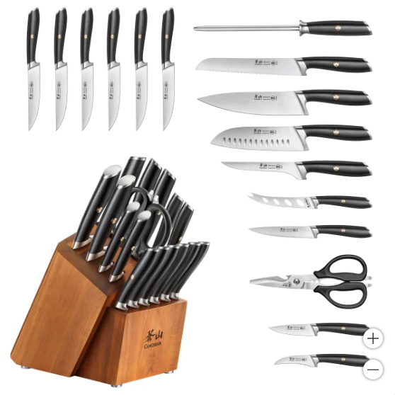 Cangshan L Series 17-Piece German Steel Forged Knife Set