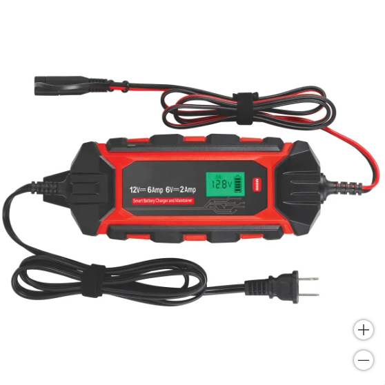 UltraPro Elite Smart Battery Charger and Maintainer, 6V/12V, 6A