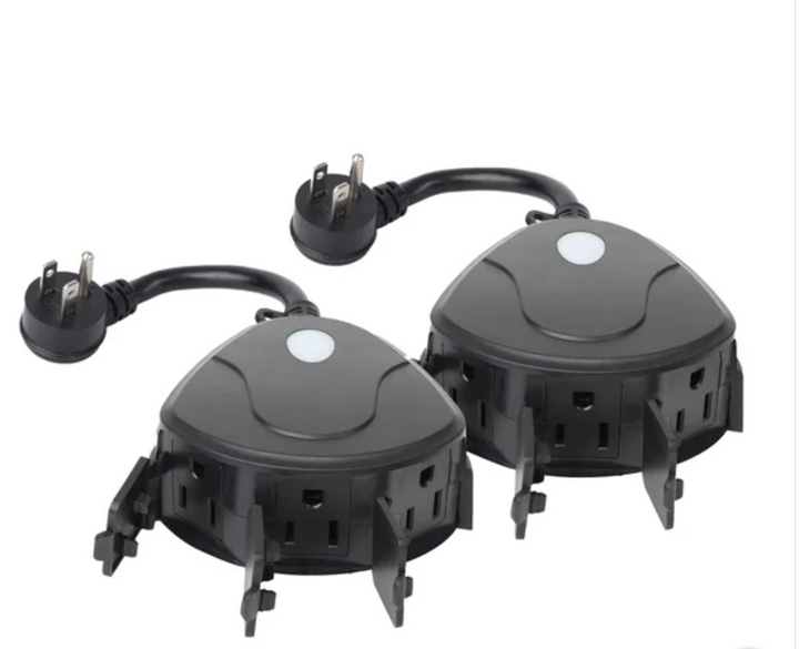 Feit Electric Triple Outlet Outdoor Smart Plugs 2-pack (new)