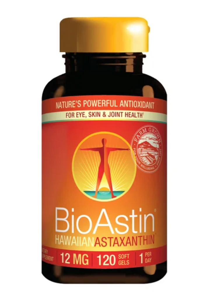 BioAstin Astaxantina Hawaiana 12 mg, 120 cápsulas blandas (nuevo)