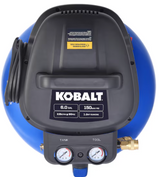 Kobalt 6-Gallon Portable Electric 150 PSI Pancake Air Compressor (open box)