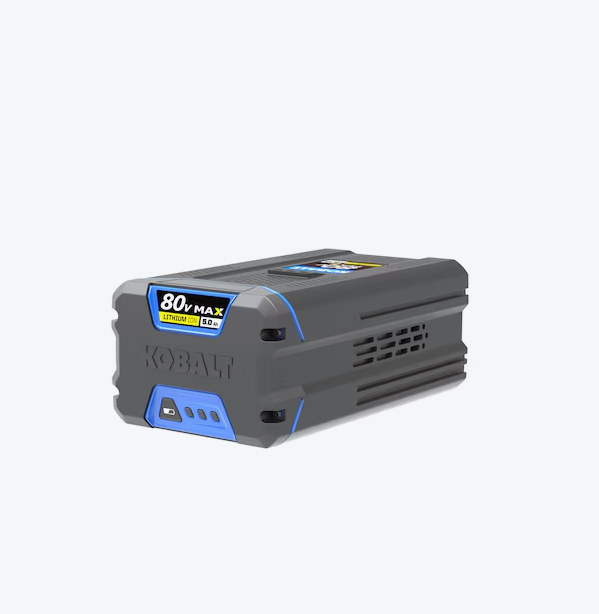 Kobalt 80-Volt 5 Ah Lithium Ion (li-ion) Battery with charger (used)