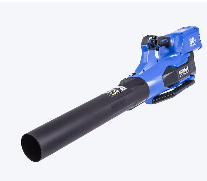 Kobalt 80-volt 630-CFM 140-MPH Battery Handheld Leaf Blower (Battery and Charger Not Included)(bare tool)(used)