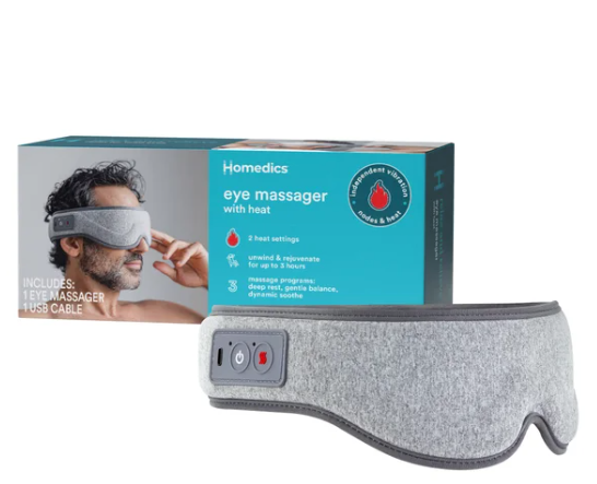 Homedics Eye Massager with Heat (Open box)