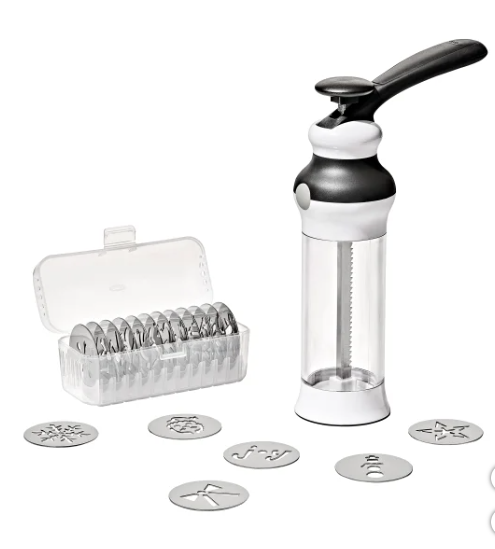 OXO SoftWorks Cookie Press with 18 Cookie Disks (new)