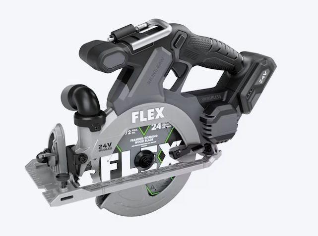 FLEX 24-volt 6-1/2-in Brushless Cordless Circular saw (Used)