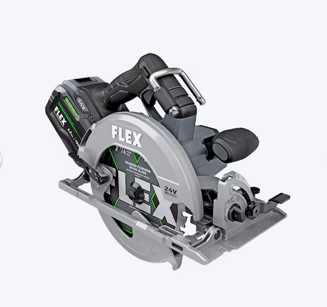 FLEX 24-volt 7-1/4-in Brushless Cordless Circular saw kit ( Battery Included )(OPEN BOX)