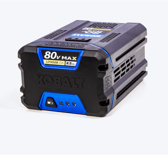 Kobalt 80 -Volt, 2.5 Ah 1 -Pack Lithium Ion (Li-ion) Battery (USED)