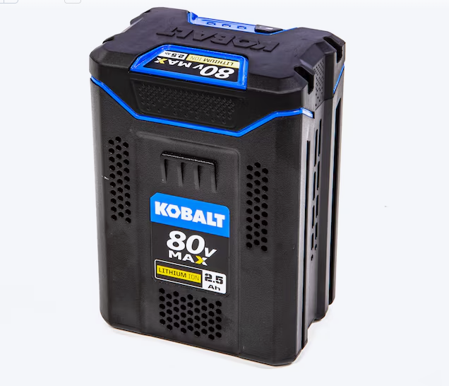 Kobalt 80 -Volt, 2.5 Ah 1 -Pack Lithium Ion (Li-ion) Battery (USED)