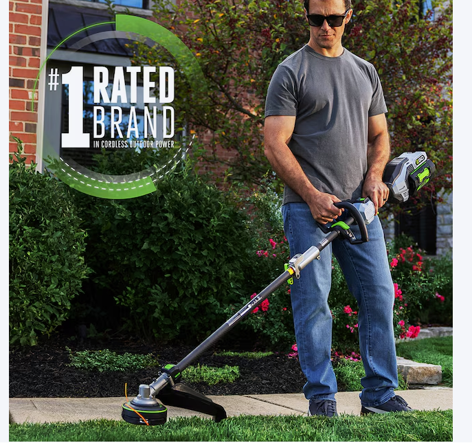 EGO POWER+ Multi-Head System with LINE IQ, POWERLOAD 56-volt 17-in Straight Shaft Attachment Capable Battery String Trimmer 5 Ah (Battery Included) (Charger Included)(used)