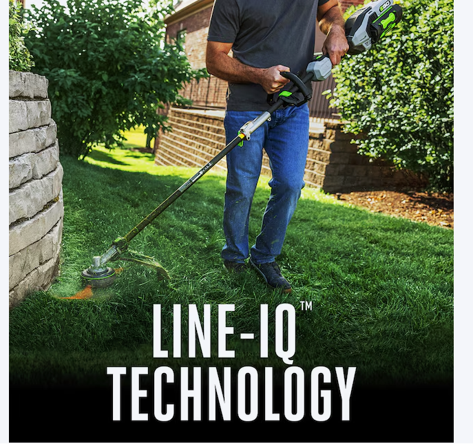 EGO POWER+ Multi-Head System with LINE IQ, POWERLOAD 56-volt 17-in Straight Shaft Attachment Capable Battery String Trimmer 5 Ah (Battery Included) (Charger Included)(used)