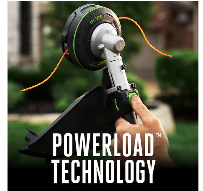 EGO POWER+ Multi-Head System with LINE IQ, POWERLOAD 56-volt 17-in Straight Shaft Attachment Capable Battery String Trimmer 5 Ah (Battery Included) (Charger Included)(used)