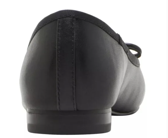 Steve Madden Glossie Black Ladies' Flat Ballerinas Ballets Woman's Size 7 (New)