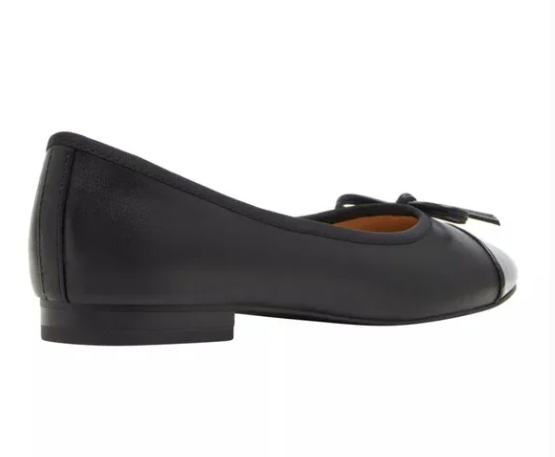 Steve Madden Glossie Black Ladies' Flat Ballerinas Ballets Woman's Size 7 (New)