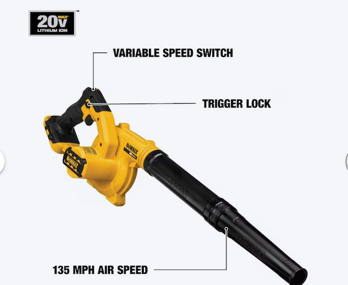 DEWALT 20-volt max Jobsite Blower (Used)