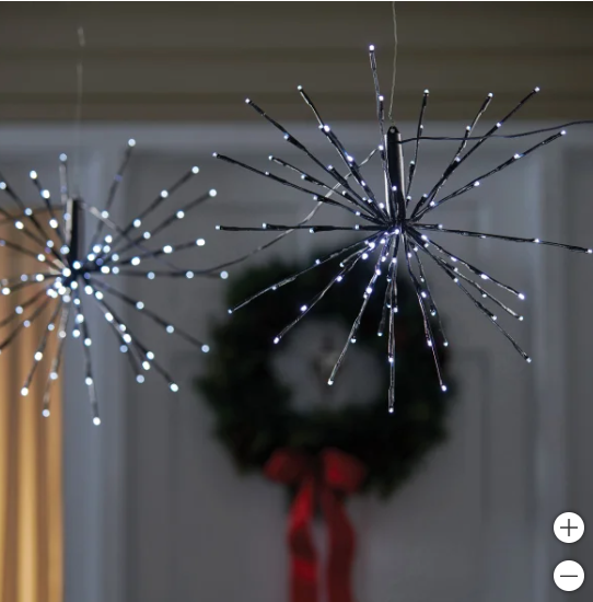 Sylvania 1 set of 4 LED Christmas Starburst (open box)