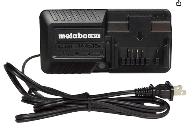 Metabo HPT UC18YKSL 18 Volt Lithium-ion Slide Style Charger (USED)