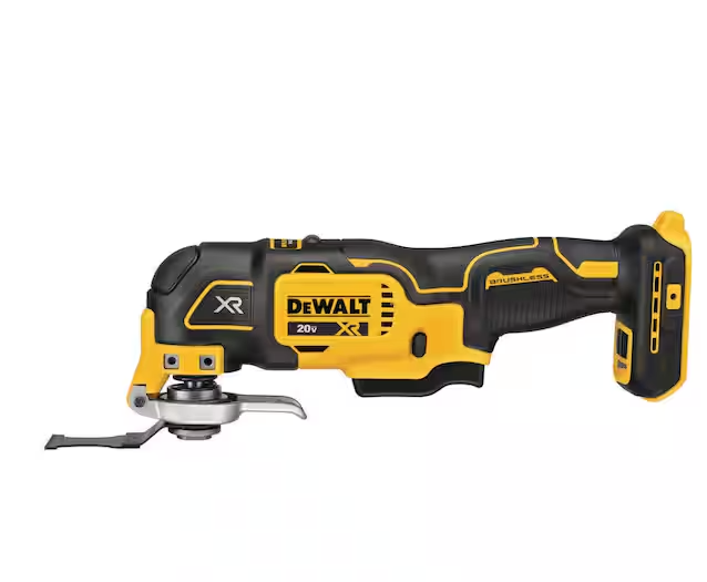 Herramienta multiusos oscilante inalámbrica Dewalt 20V MAX XR de 3 velocidades y sin escobillas (solo herramienta) (caja abierta)