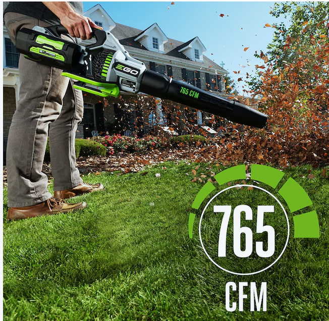 EGO 56-volt 765-CFM 200-MPH Battery Handheld Leaf Blower 5 Ah (Bare tool)(open box)