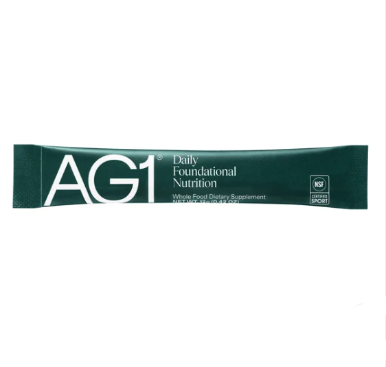 AG1 Original Formula Greens Powder Supplement, 40 Travel Packs (open box)