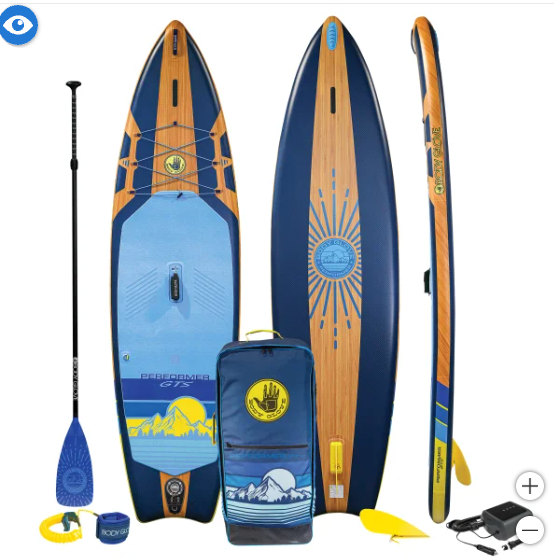 Body Glove Performer 11’ GTS Inflatable Paddle Board Package (open box)