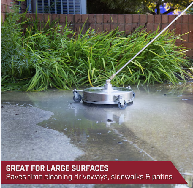SurfaceMaxx PRO 14.5-in up to 4500-PSI Rotating surface cleaner for Gas and electric pressure washers (used)