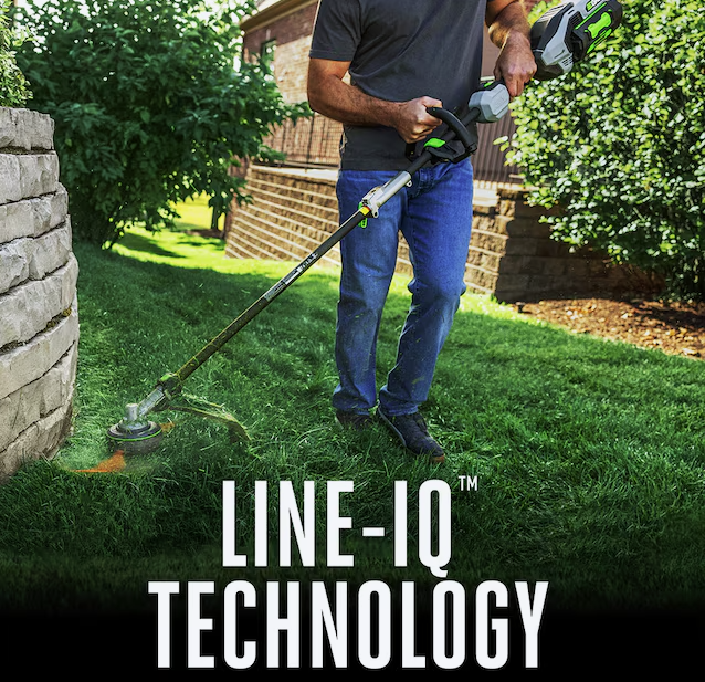EGO POWER+ LINE IQ Multi-Head with POWERLOAD 56-volt 17-in Straight Shaft Attachment Capable Battery String Trimmer (BARE TOOL)