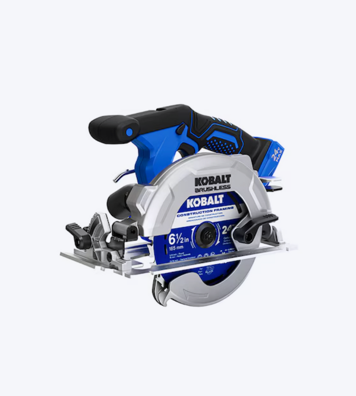 Kobalt 24-volt 6-1/2-in Brushless Cordless Circular saw (used) (bare tool )