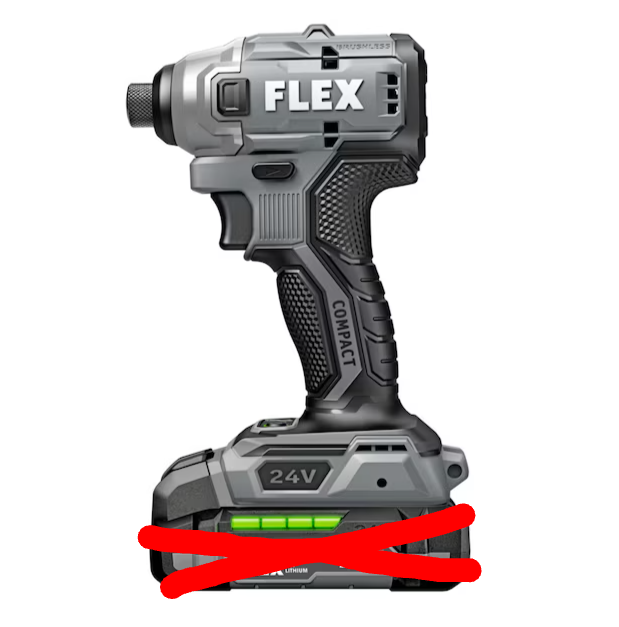 FLEX COMPACT 24-volt 1/4-in Brushless Cordless Impact Driver (Used) (Bare Tool)