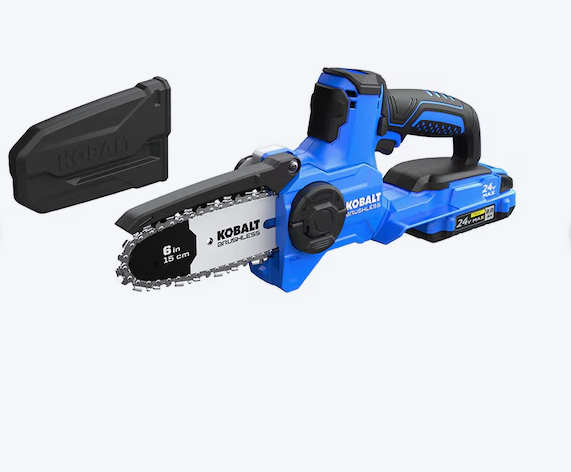 Kobalt 24-volt 6-in Battery 2.0 Ah Chainsaw Battery Included Charger Included (used)