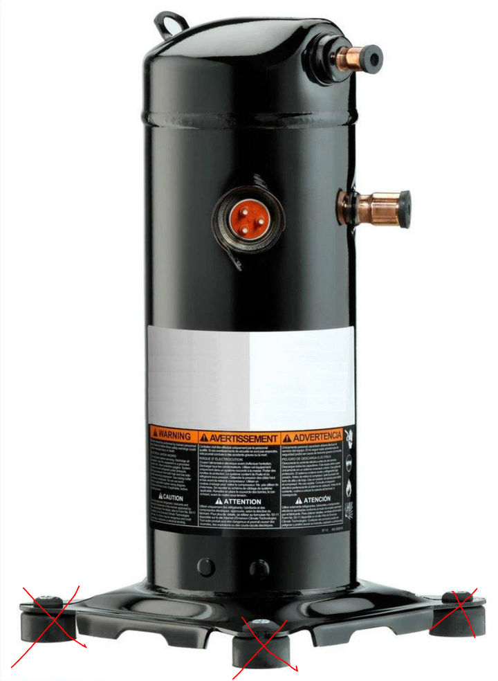 Copeland - Scroll Compressor - R410 Refrigerant - 42,000 BTU Capacity - 208/230 Volt Single Phase (Used)