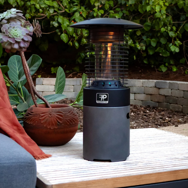FlamePro Table-Top Patio Heater with Adapter Hose (Used)