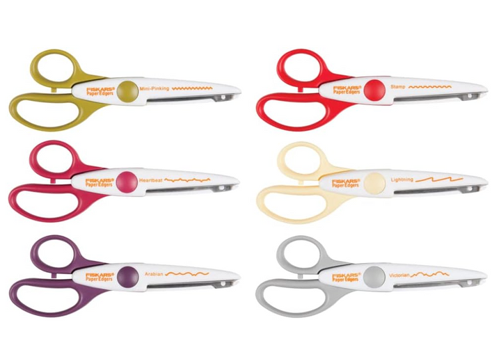 Fiskars Contemporary Paper Edgers Scissors Set (new)